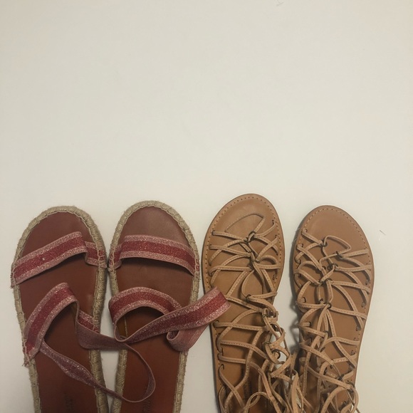 American Eagle Setx2 Gladiator Sandals & Spadriles - Picture 5 of 8